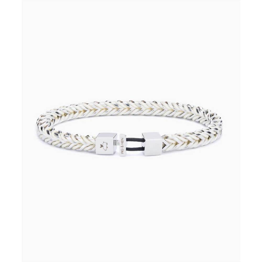 Silver Braided Men's Bracelet